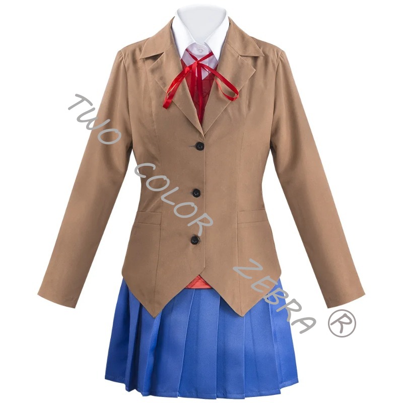 Doki Doki Literatur club Rolle - Anime Cosplay Kostüm ulasan dan harga