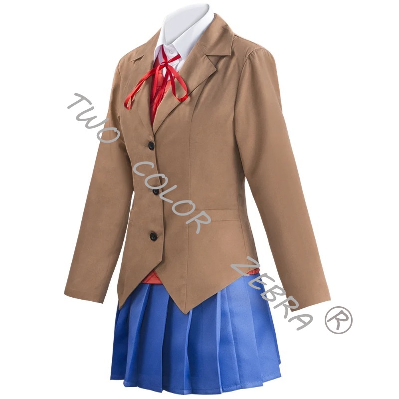Doki Doki Literatur club Rolle - Anime Cosplay Kostüm ulasan dan harga