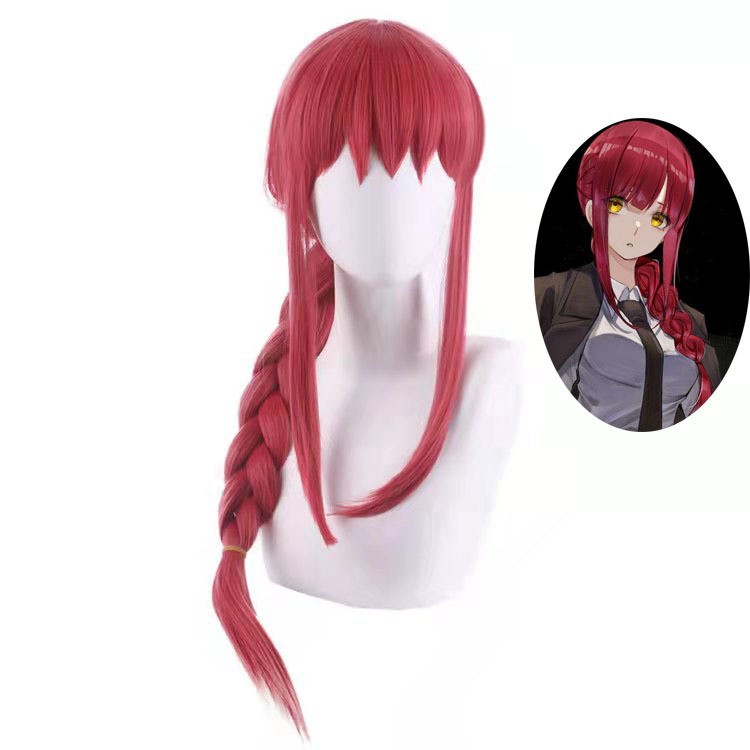 Makima Cosplay wig Anime Chain - Anime Cosplay Makima ulasan dan harga