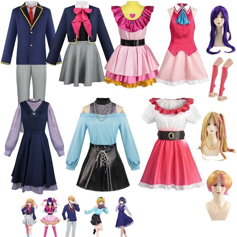 Anime Oshi no Ko Cosplay Ai Ho - Anime Cosplay Kostüm ulasan dan harga