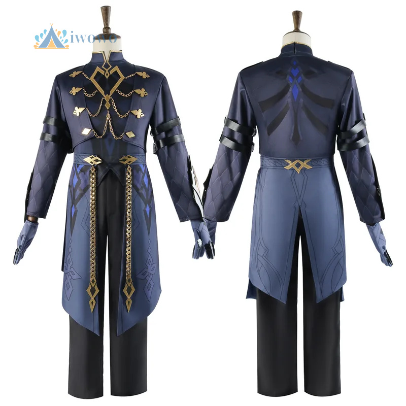 Genshin Impact Il Capitano The - Anime Cosplay Mask ulasan dan harga