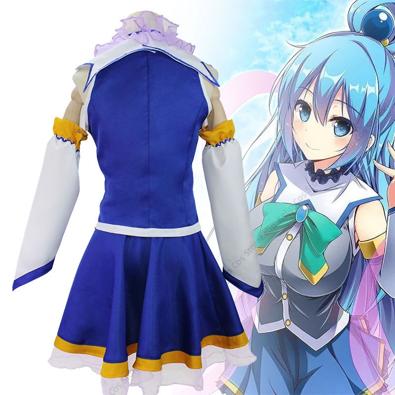 Konosuba Aqua Cosplay Costume  - Cosplay Anime Expo ulasan dan harga