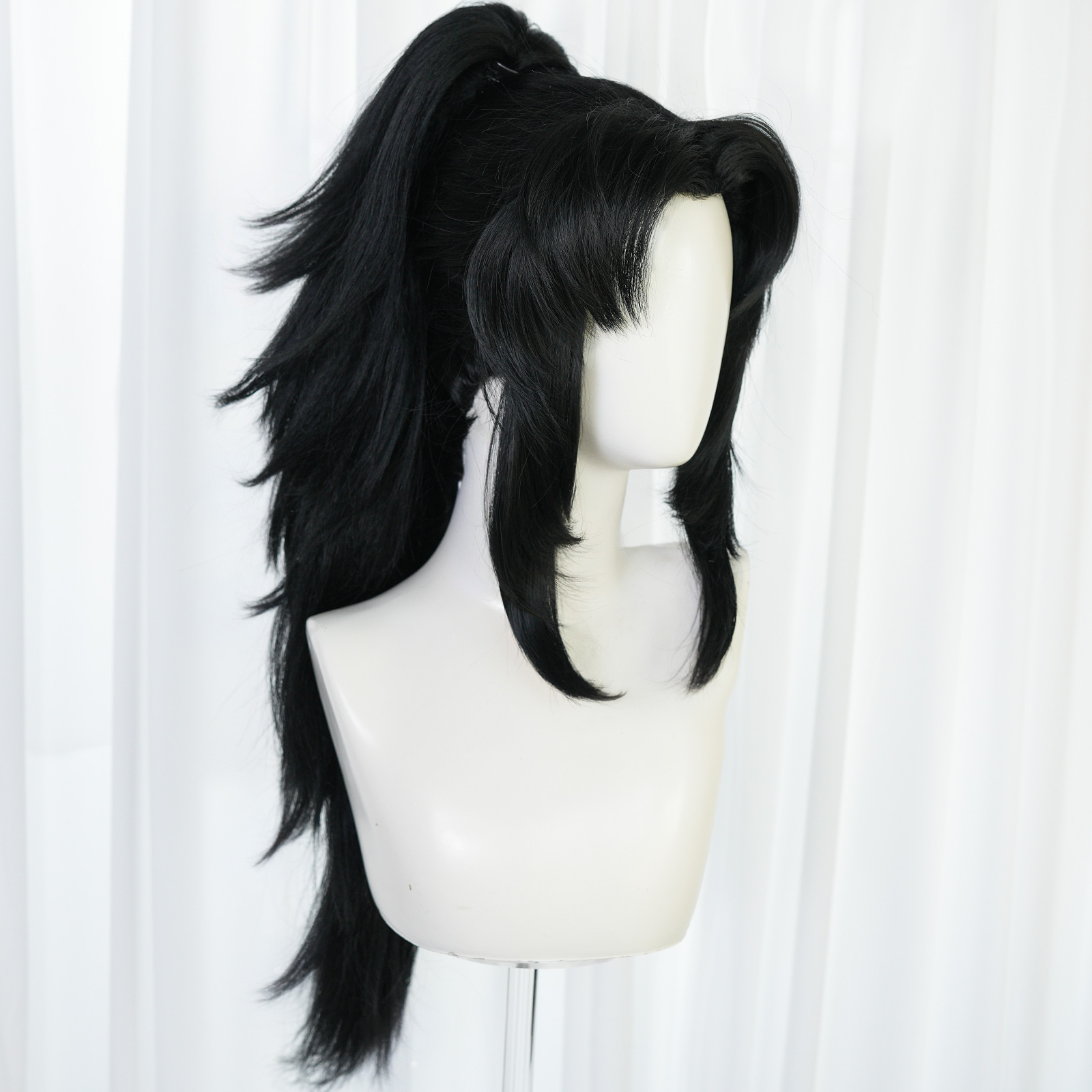 Anime cosplay wig black hairst - Cosplay Anime Expo ulasan dan harga