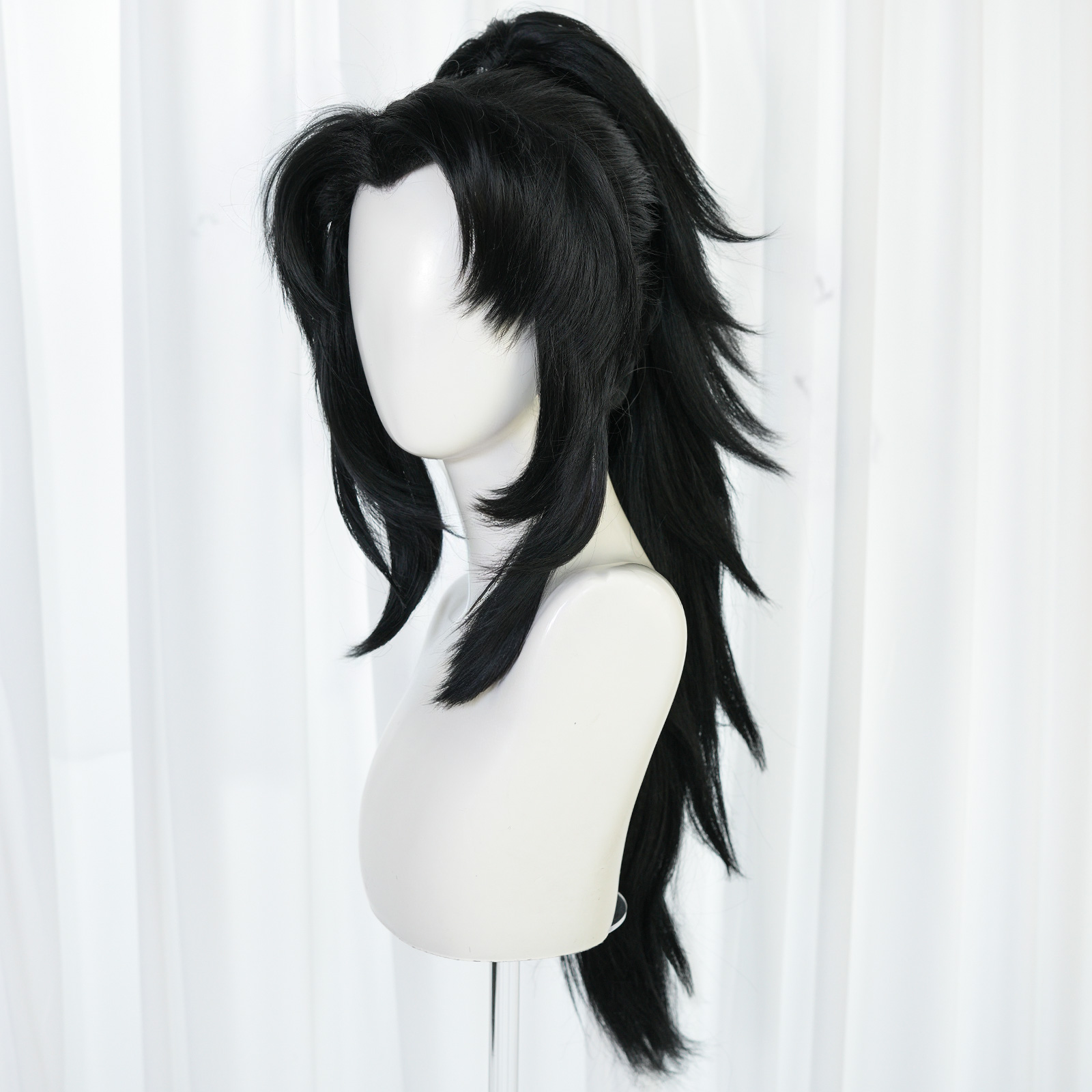 Anime cosplay wig black hairst - Cosplay Anime Expo ulasan dan harga