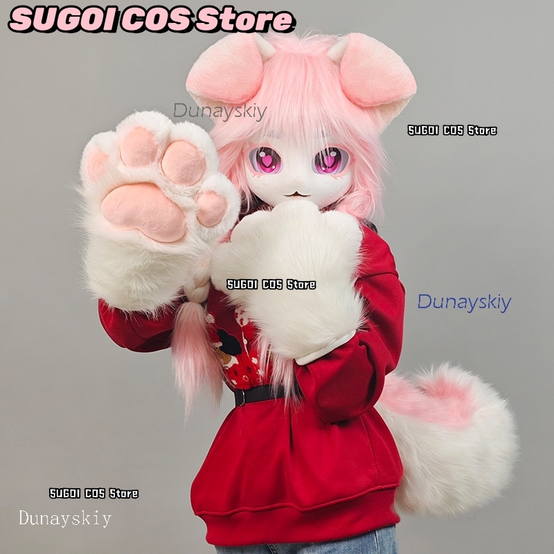 aBcSCS*Fursuit Head Kigurumi C - Anime Cosplay Mask ulasan dan harga