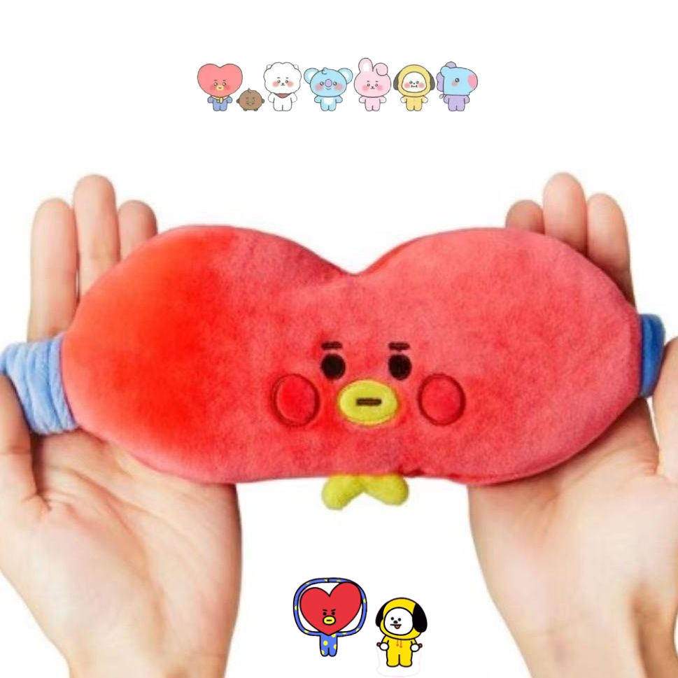 BT21 cartoon cute plush doll e - Anime Cosplay Mask ulasan dan harga
