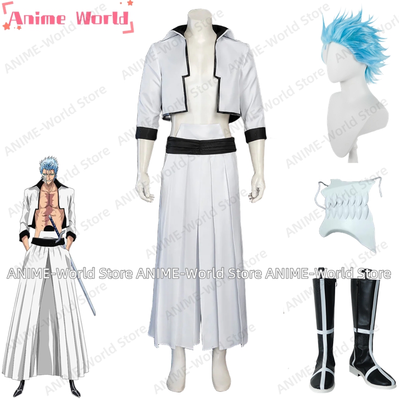 《Custom Size》Anime Grimmjow Ja - Anime Cosplay Mask ulasan dan harga