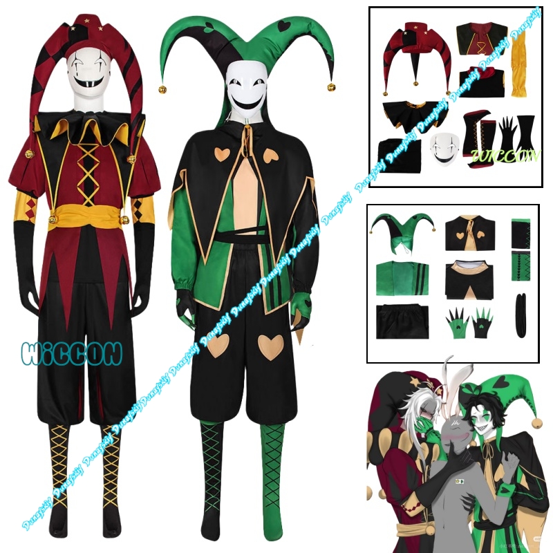 Freak Circus Pierrot Clown Cos - Cosplay Anime Expo ulasan dan harga
