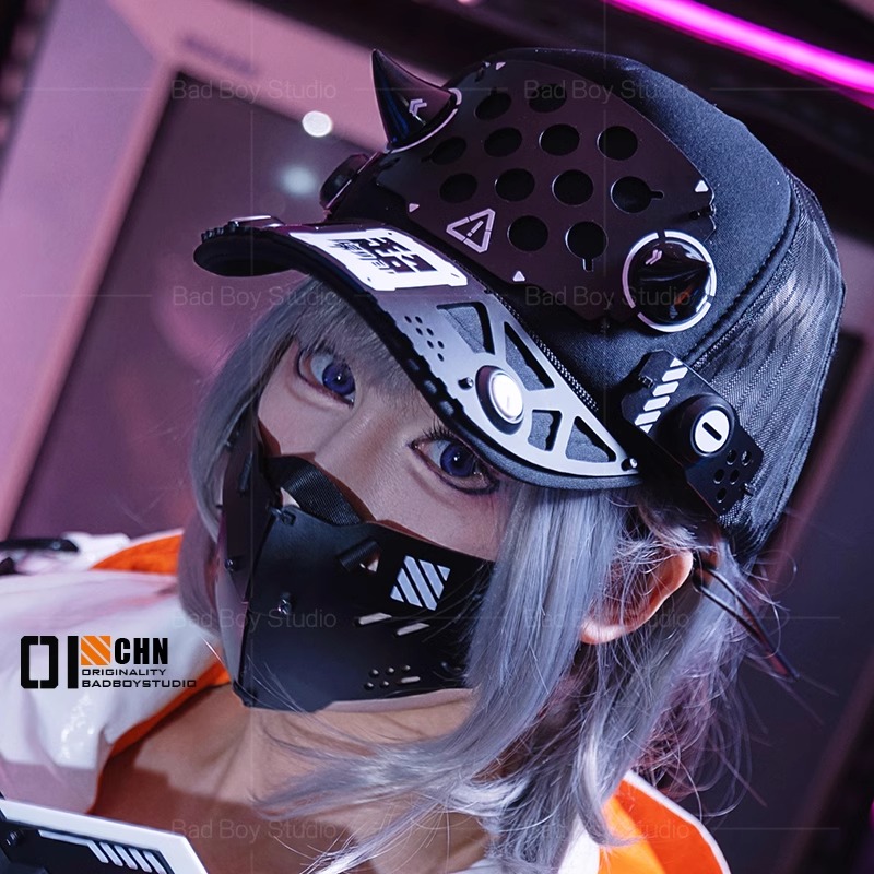2025 Game Cyberpunk Cosplay Ma - Anime Cosplay Mask ulasan dan harga