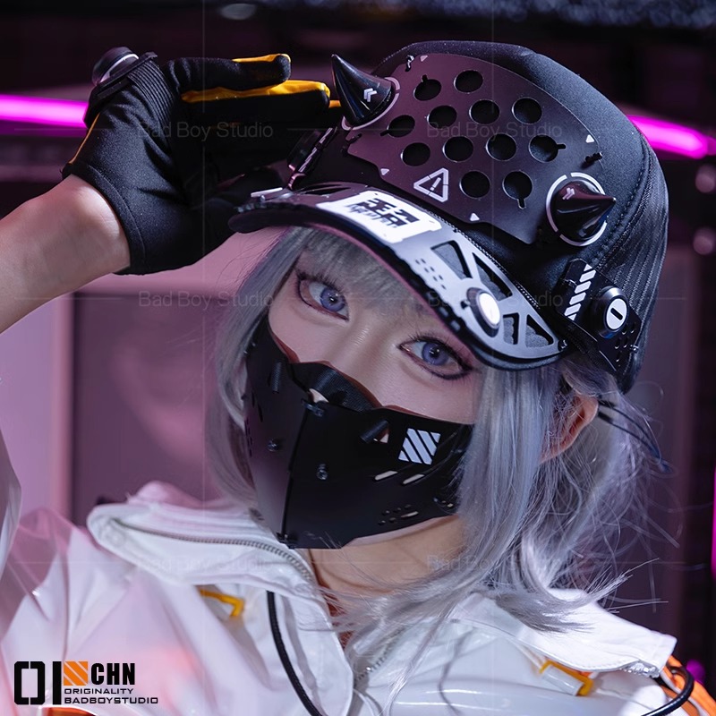 2025 Game Cyberpunk Cosplay Ma - Anime Cosplay Mask ulasan dan harga