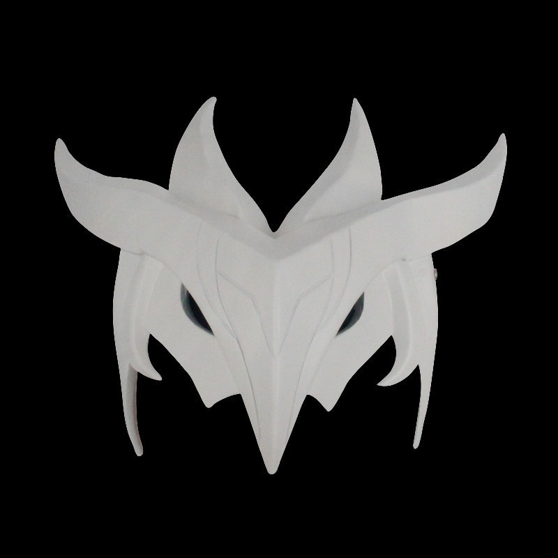 Plastic Mask Yone League of Le - Anime Cosplay Tiktok ulasan dan harga